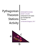Pythagorean Theorem Stations Review