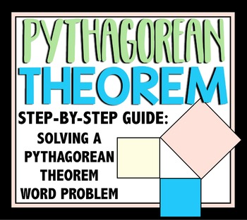 Pythagorean Theorem Step By Step Problem Solving Worksheet By