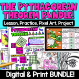 Pythagorean Theorem Topic BUNDLE | Guided Notes | Print & Digital