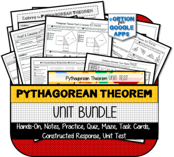 Preview of Pythagorean Theorem UNIT BUNDLE