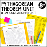 Pythagorean Theorem Unit | 8th Grade Math Worksheets | 8.G.6, 8.G.7, 8.G.8