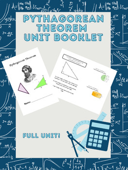 Preview of Pythagorean Theorem Unit Booklet