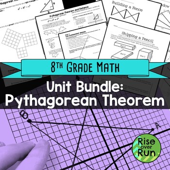 Preview of Pythagorean Theorem Unit Bundle for 8th Grade Math