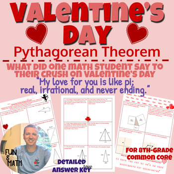 Preview of Pythagorean Theorem Valentine's Day Puzzle Review