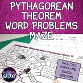 Pythagorean Theorem Word Problems Digital Maze