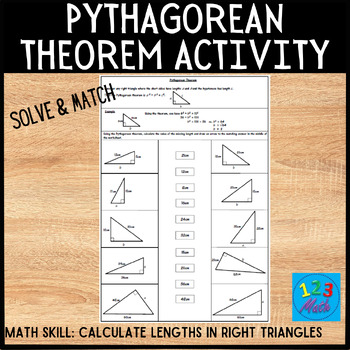 Pythagorean Theorem Worksheet.