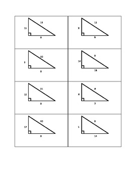 Pythagorean Theorem Worksheet by Bryan | Teachers Pay Teachers