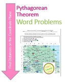 Pythagorean Theorem Worksheet 1 - Find Distances on the Coordinate Plane