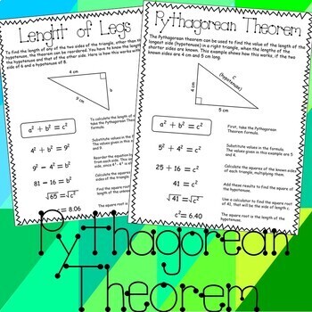 Pythagorean Theorem Worksheets by Dressed In Sheets | TpT