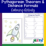 Pythagorean Theorem and Distance Formula Coloring Activity