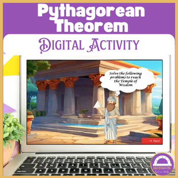 Preview of Pythagorean Theorem and its Converse Activity | Digital Escape Room