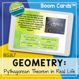 Pythagorean Theorem in Real Life and 3D Boom Cards - Dista