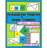 Pythagorean Theorem Lesson and Practice