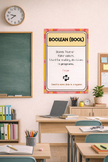 Python Boolean Poster (Free Sample) | Data Types in Python | GCSE Computer