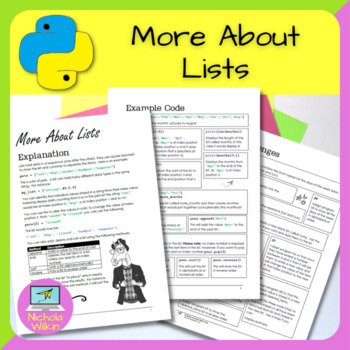 Preview of Python Challenges: More About Lists