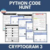 Python Code Hunt Cryptogram 3