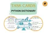 Python Dictionaries Task Cards | 9 Beginner Coding Challenges with Answer Key