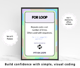 Python For Loop Poster (Free Sample) | Loops in Python | GCSE Computer Science