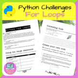 Python For Loop Programming Challenges
