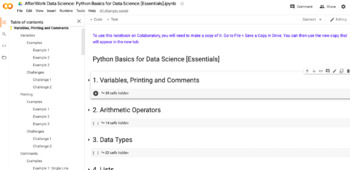 Preview of Python Fundamentals: Practice Workbook/Notebook