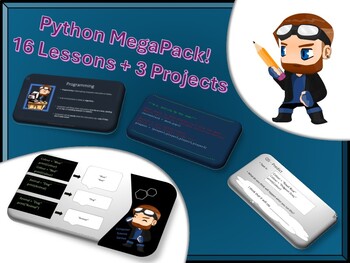 Preview of Python Megapack: 16 Lessons + 3 Projects to transform beginners into experts!