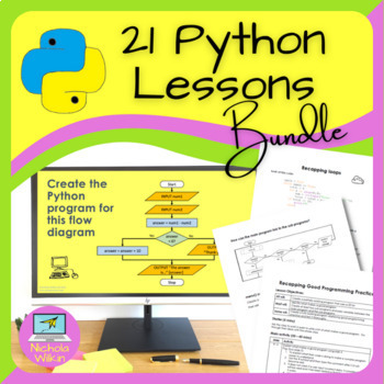 Preview of Python Coding Lesson Plans