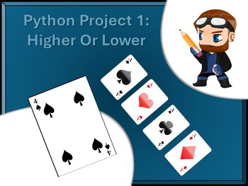 Preview of Python Project: Higher Or Lower Card Game