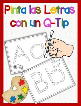 q tip painting letters teaching resources teachers pay teachers