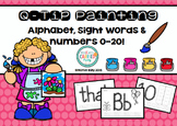 Q-Tip Paint Pages BUNDLE // Alphabet, Sight Words & Numbers 1-20