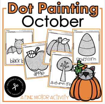 Preview of Fall Dot Painting A Fine Motor Activity