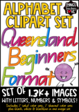 Alphabet Clipart Set, QUEENSLAND BEGINNERS, QBEGINNERS (1,