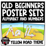 QBeginners, Alphabet and Numbers Classroom Posters Set - Y