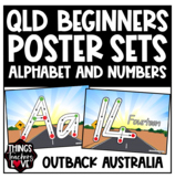 QBeginners, Alphabet and Numbers Classroom Posters Set - O