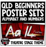 QBeginners, Alphabet and Numbers Classroom Posters Set - T