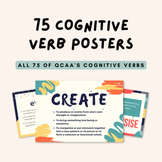 All 75 of QCAA's Cognitive Verbs as Posters