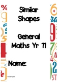 QCAA General Maths Similar Shapes Yr 11