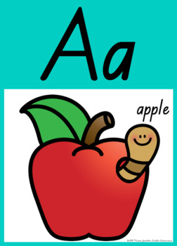 QLD Font Alphabet Posters {Rainbow Theme} by Miss Jacobs' Little Learners