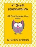 QR Code 4th Grade Common Math Multiplication Scavenger Hun