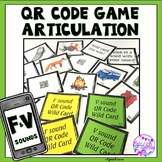 Articulation Game F and V sounds QR Codes