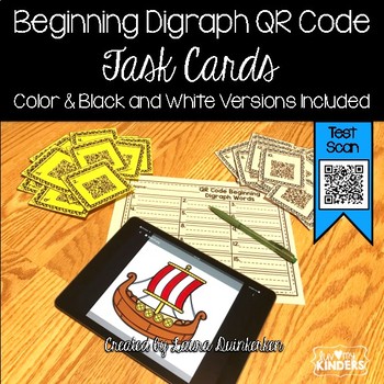 Preview of QR Code Beginning Digraph Activity