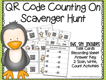 Preview of QR Code Counting On Scavenger Hunt