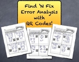 QR Code "Find 'N Fix" Error Analysis Bundle - Students LOV