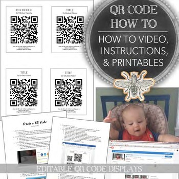 Preview of QR Code How To: Upload Videos and Create Your Own QR Code Display