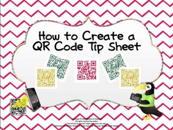 Preview of How to Create QR Codes Freebie!