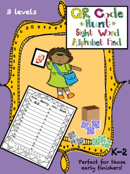 Preview of QR Code Hunt: A Sight Word Activty for Those Early Finishers
