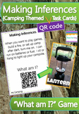 Making Inferences Task Cards with QR Codes {Camping Theme}