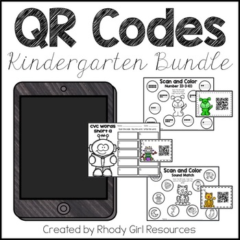 Preview of QR Code: Kindergarten Bundle