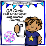 QR Code Language Game (Past tense verbs and Plurals)