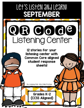 Preview of QR Code Listening Center (Common Core Aligned!)- September