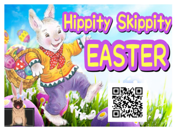 Preview of QR Code + Listening Center Response Sheets: Hippity Skippity Easter